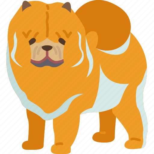 Chowchow, fluffy, giant, dog, pedigree icon - Download on Iconfinder