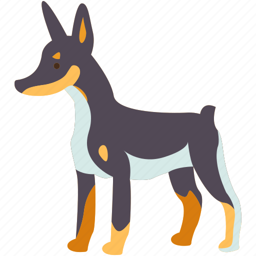 Doberman, guard, obedience, dog, purebred icon - Download on Iconfinder