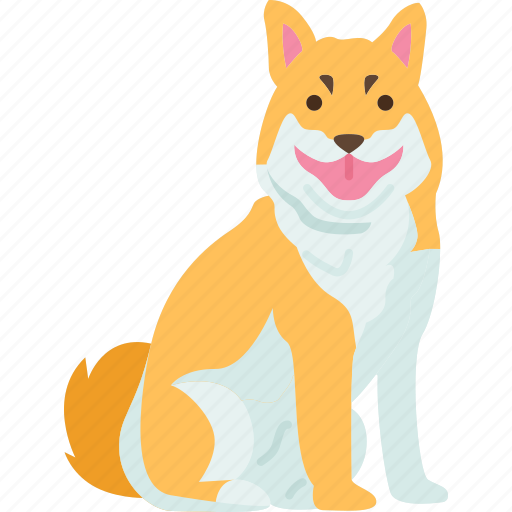 Chiba, agita, dog, japanese, breed icon - Download on Iconfinder