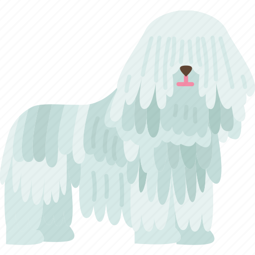Komondor, hungarian, sheepdog, mop, hair icon - Download on Iconfinder