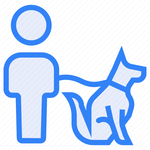 Wildlife, puppy, chain, belt, tie, walking, dog icon - Download on Iconfinder