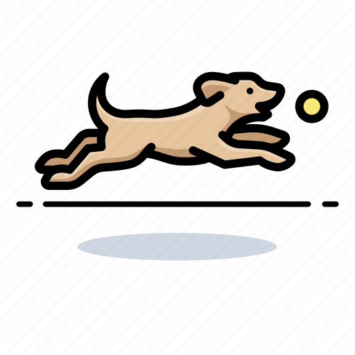 Dog, dog fetching, fetch, pet, puppy icon - Download on Iconfinder