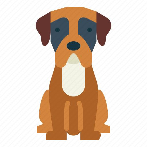 Boxer, dog, pet, animals, breeds icon - Download on Iconfinder