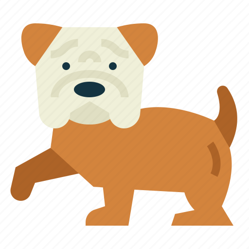 Bulldog, dog, pet, animals, breeds icon - Download on Iconfinder