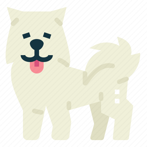 Samoyed, dog, pet, animals, breeds icon - Download on Iconfinder