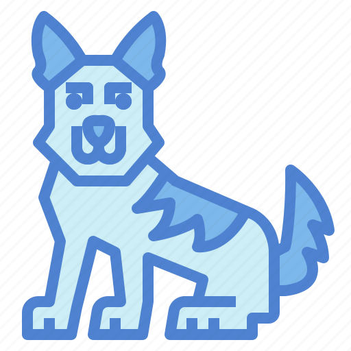 German, shepherd, dog, pet, animals, breeds icon - Download on Iconfinder