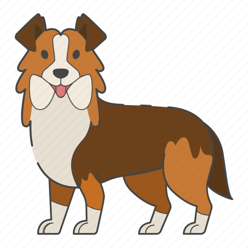 Shepherd, australian shepherd, dog, puppy, breed, pet, dog lovers icon - Download on Iconfinder