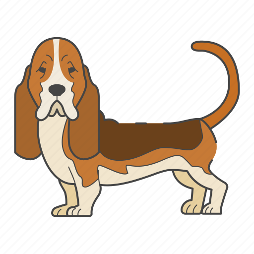 Basset hound, dog, puppy, puppies, pet, doggy, dog breeds icon - Download on Iconfinder