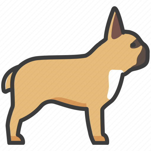 French, bulldog, dogs, pet icon - Download on Iconfinder
