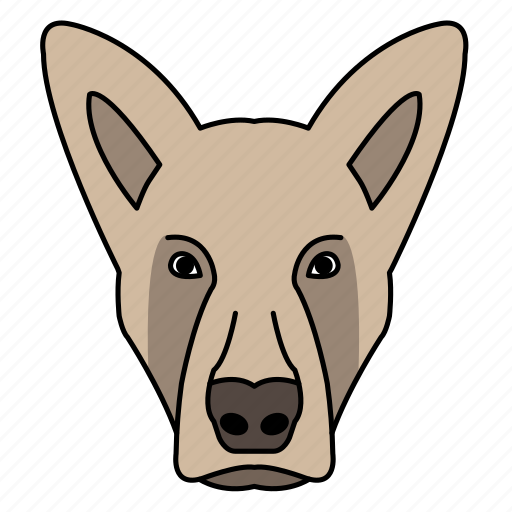 Animal, breeds, brown, dog, german, pets, shepherd icon - Download on Iconfinder