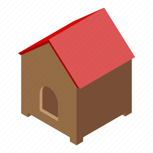 Animal, cartoon, construction, dog, house, isometric, water icon - Download on Iconfinder