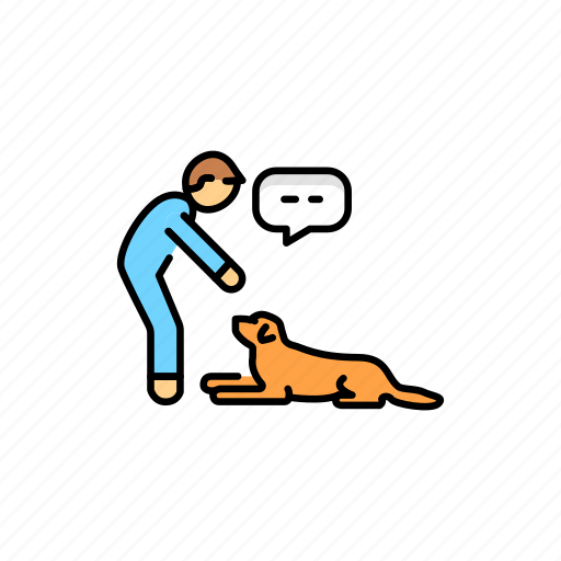 Dog, command, lie, down icon - Download on Iconfinder