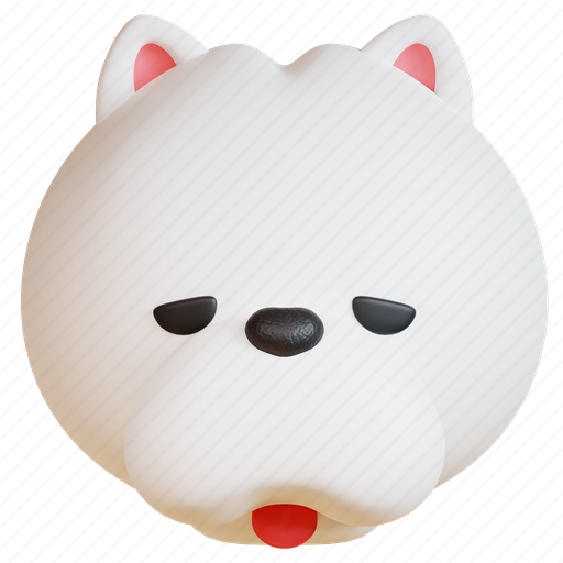Chow chow, dog, animal, puppy, pet, face, breed 3D illustration - Download on Iconfinder