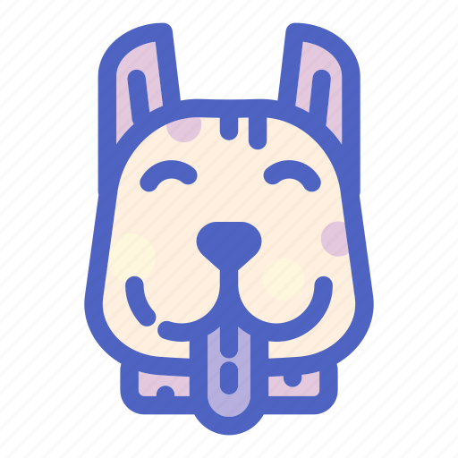 Animal, canine, dog, dogs, face, pet, pit bull icon - Download on Iconfinder