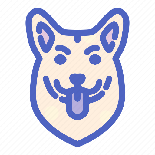 Animal, canine, corgi, dog, dogs, face, pet icon - Download on Iconfinder