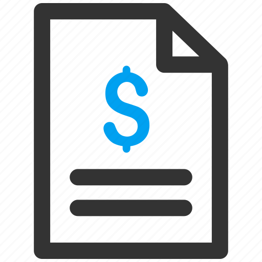 Bill, business offer, contract, dollar, finance, purchase, quote icon - Download on Iconfinder