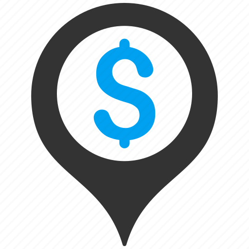 Bank, gps, location, map marker, navigation, pin, pointer icon - Download on Iconfinder
