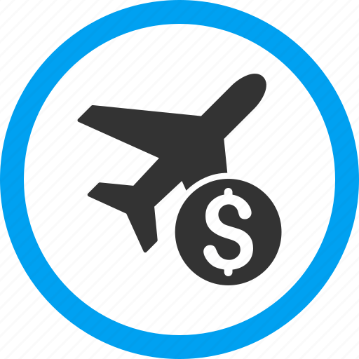Aircraft, airplane, fly ticket, plane, price, transportation, travel icon - Download on Iconfinder