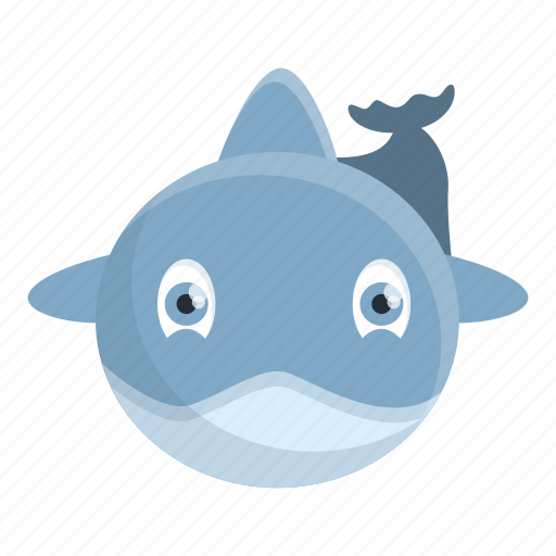 Dolphin, nature, fish, baby, water, front icon - Download on Iconfinder