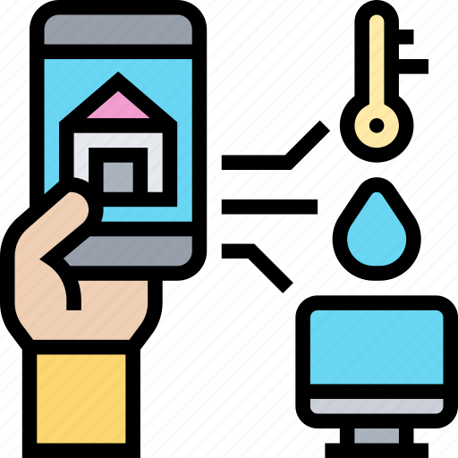 Phone, control, temperature, home, device icon - Download on Iconfinder