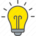 bright, bulb, ideas, light, lit, smart, solution
