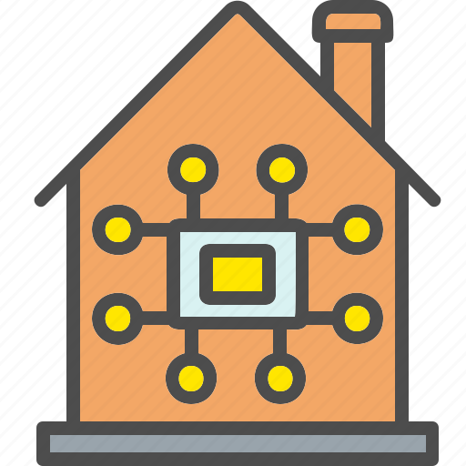 Home, house, internet, network, security, sharing, smart icon - Download on Iconfinder