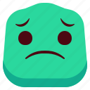face, disappointed, emoji, emotion, expression 