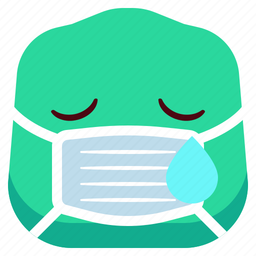 Face, mask, sick, emoji, emotion, expression icon - Download on Iconfinder