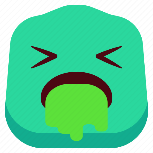 Face, throw, up, sick, emoji, emotion, expression icon - Download on Iconfinder