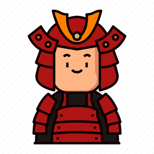 Avatar, samurai, japan, warrior, face, head, character icon - Download on Iconfinder
