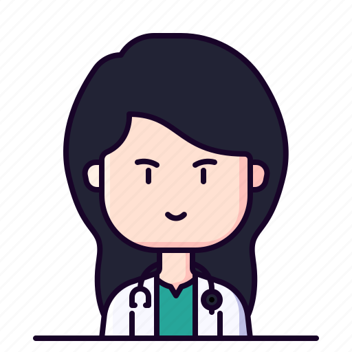Avatar, doctor, female, girl, medic, profession icon - Download on Iconfinder