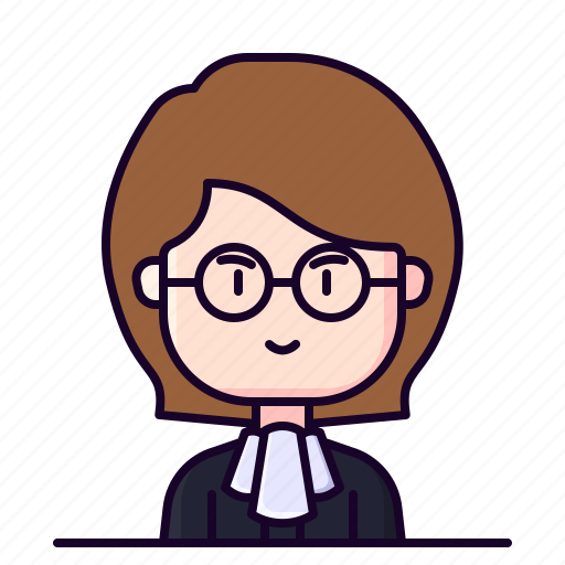 Avatar, female, judge, law, profession icon - Download on Iconfinder