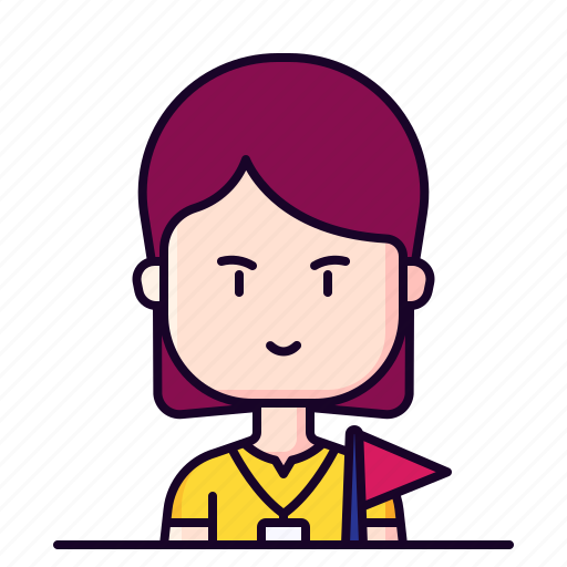 Avatar, female, guide, profession, tour icon - Download on Iconfinder