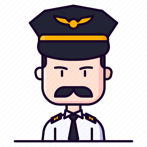 Avatar, male, pilot, profession, wingman icon - Download on Iconfinder