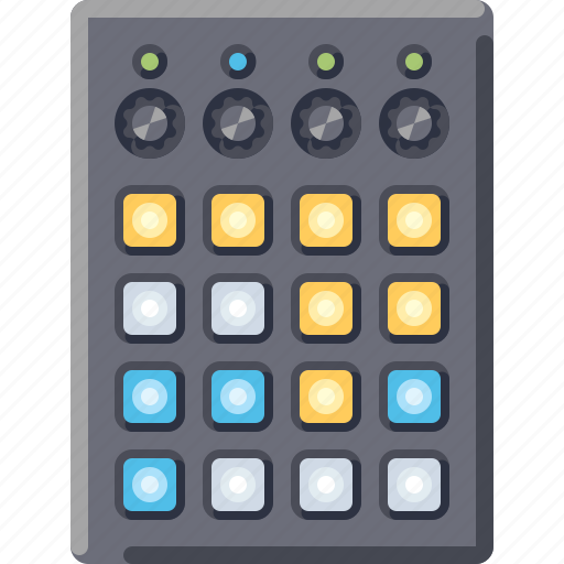 Instrument, launchpad, media, music, play, song icon - Download on Iconfinder
