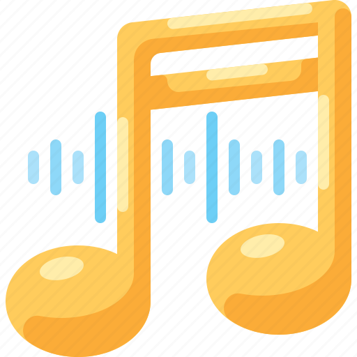 Audio, media, music, note, song, sound, wave icon - Download on Iconfinder