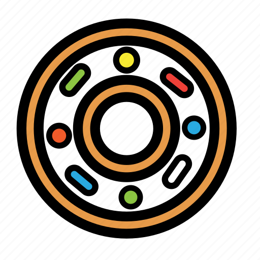 Cream, donut, doughnut, sweet, topping icon - Download on Iconfinder
