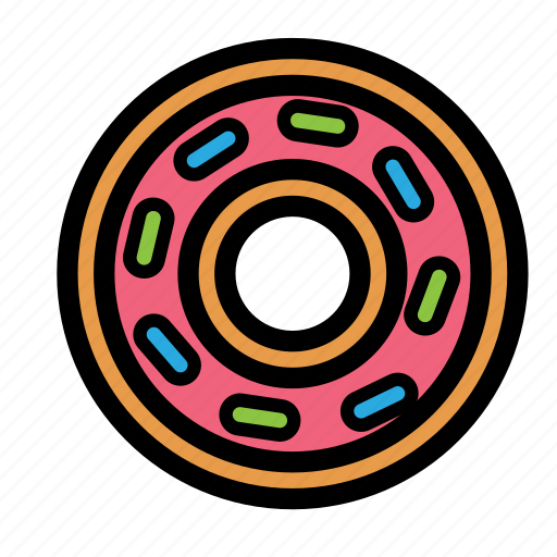 Cream, donut, doughnut, sweet, topping icon - Download on Iconfinder