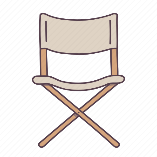 Camping, chair, director, film, seat icon - Download on Iconfinder