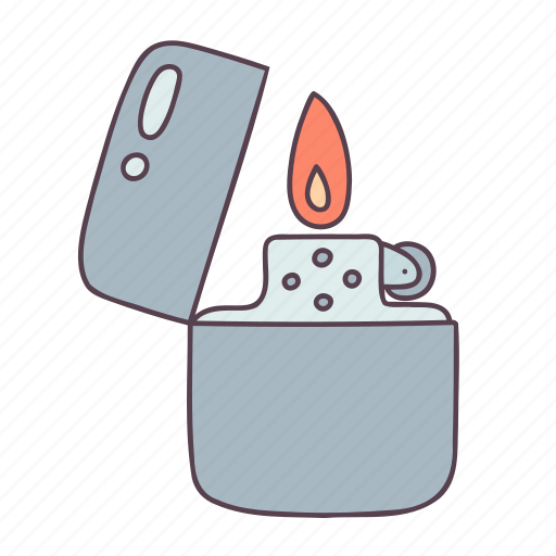 Lighter, burn, fire, flame, light icon - Download on Iconfinder