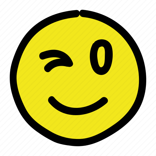 Emoticon, smile, smiley, wink icon - Download on Iconfinder