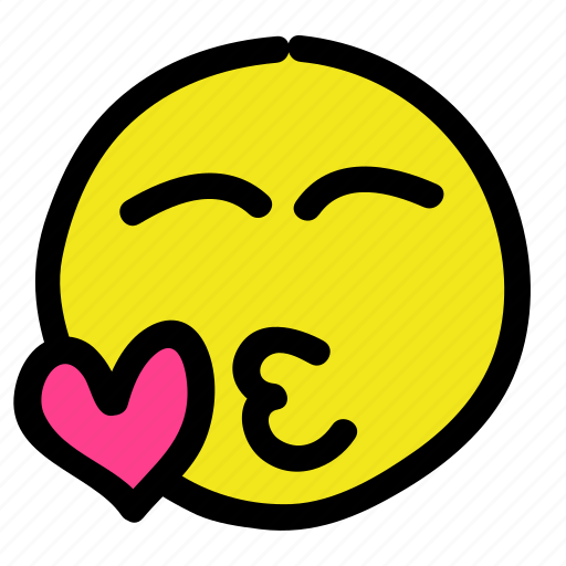 Emoticon, kiss, love, smiley icon - Download on Iconfinder