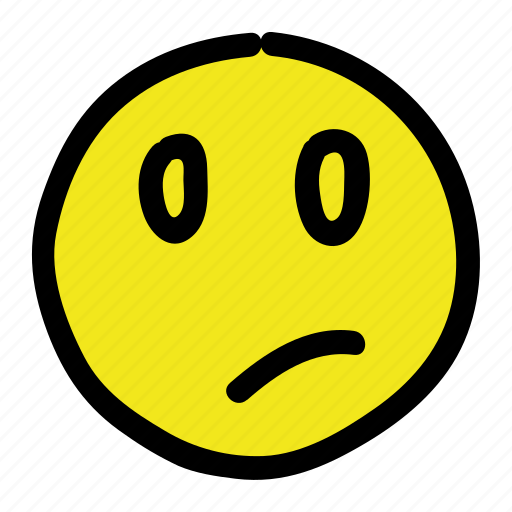 Confuse, emoticon, sad, smiley icon - Download on Iconfinder