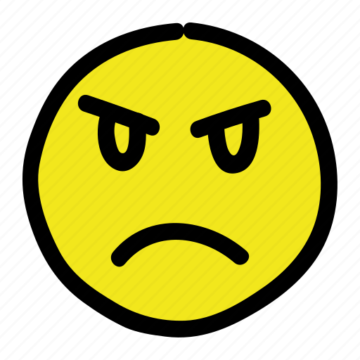 Angry, bad, emoticon, smiley icon - Download on Iconfinder