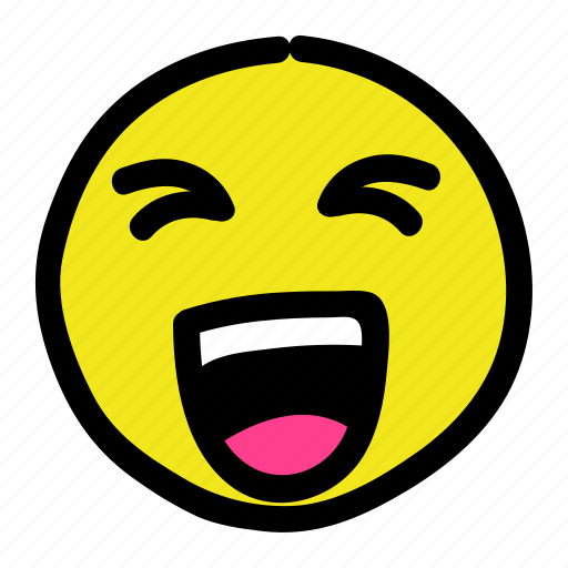 Emoticon, laughing, roftl, smiley icon - Download on Iconfinder