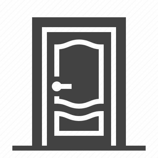 Door, entrance, interior, wood icon - Download on Iconfinder