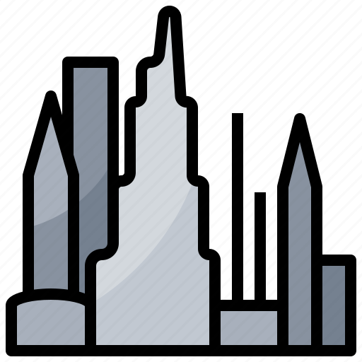 Building, buildings, city, construction, estate, real, skyscrapers icon - Download on Iconfinder