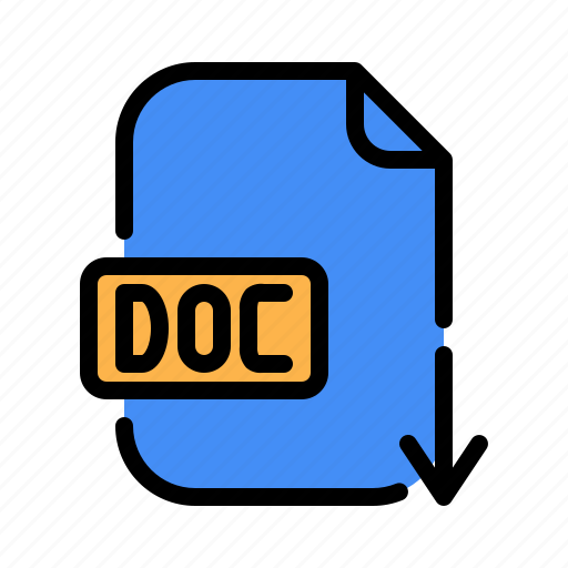 Doc, document, download, file, office, word icon - Download on Iconfinder