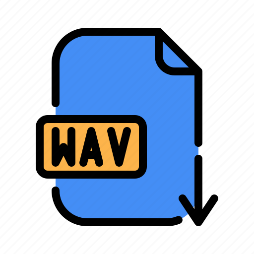 Audio, document, download, file, wav icon - Download on Iconfinder