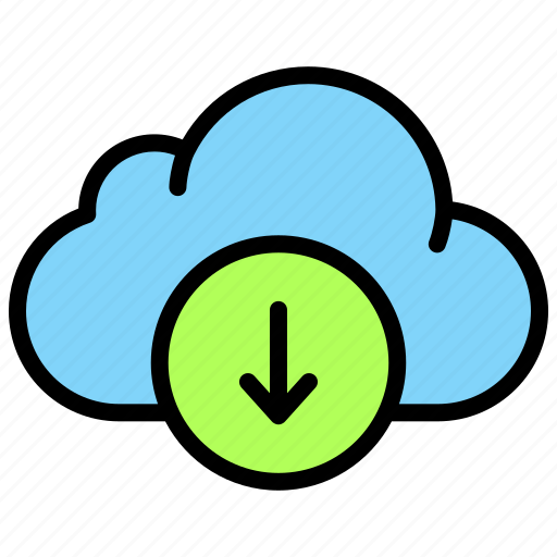 Download, cloud, storage, server, database, cloudy icon - Download on Iconfinder